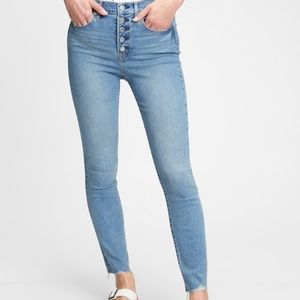 Gap High Rise True Skinny Jeans